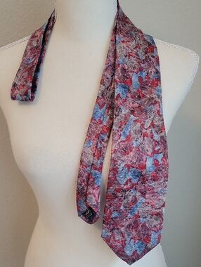 Vintage Principe Italian Silk Abstract Print Tie